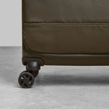 Rock 3 piece softside luggage set olive green (British brand)