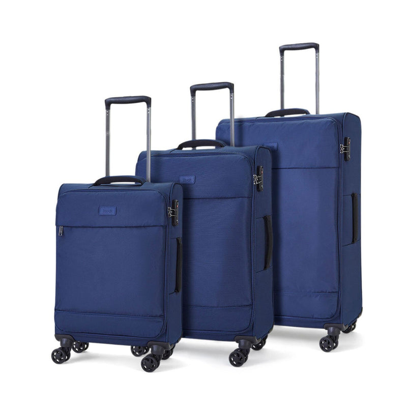 Rock Paris 3 Piece Softside Luggage Set