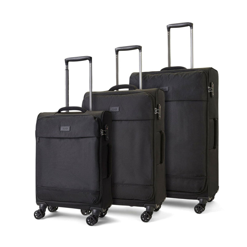 Rock Paris softside luggage set cabin medium large, four colours - British product