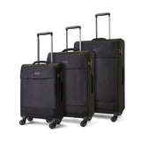 Rock Paris softside luggage set cabin medium large, four colours - British product