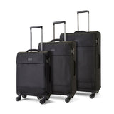 Rock Paris softside luggage set cabin medium large, four colours - British product