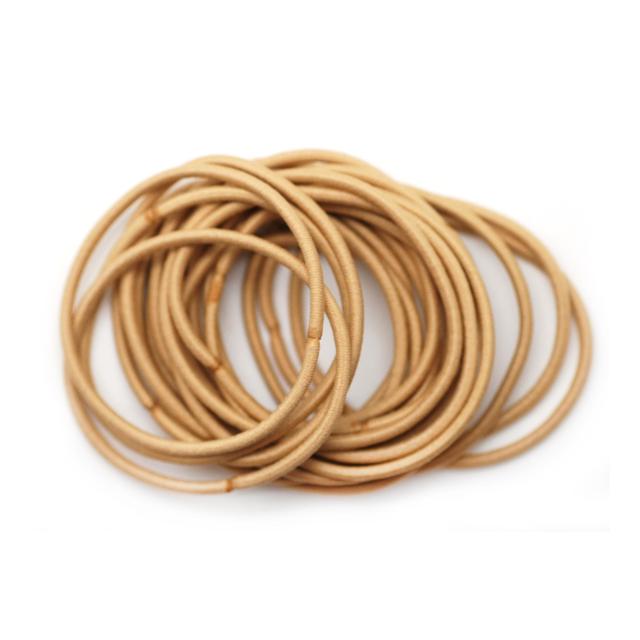 Thin Snag Free Hair Bands Blonde   20 per pack