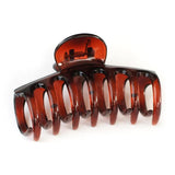 Large Claw Clip 9cm Brown GOODS M&S   