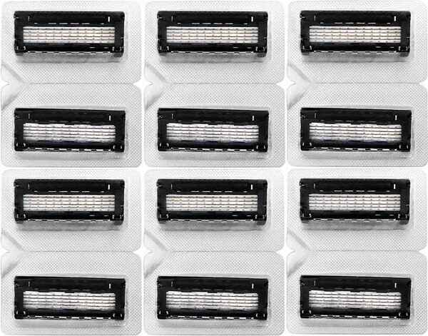 King of Shaves K3 razor handle with 12 blades, UK version