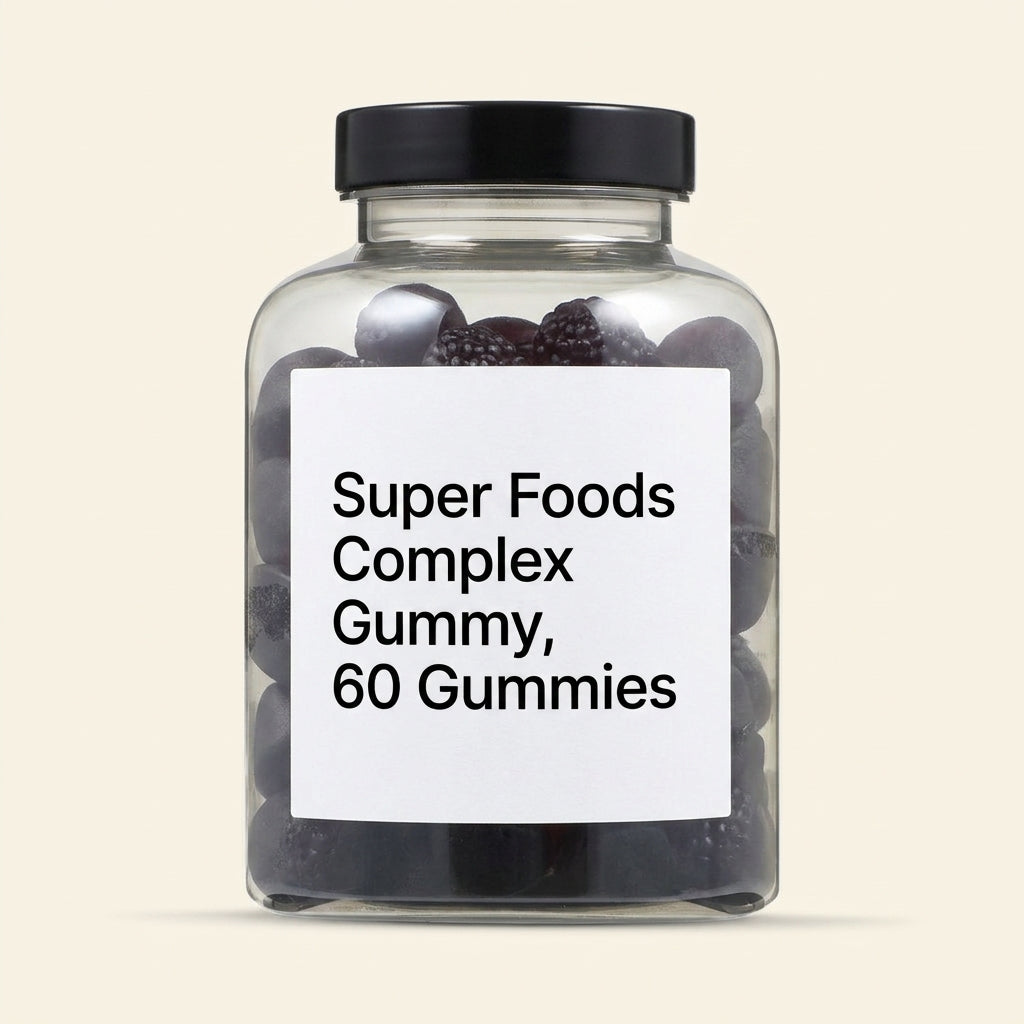 Holland & Barrett organic superfood gummies 60 count - British product