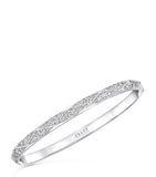 Graff white gold diamond bangle 4mm (British brand)