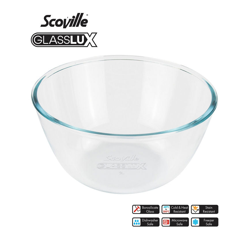 Scoville Glass Mixing Bowl 2L