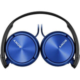 Sony ZX310 on-ear headphones blue (British brand)