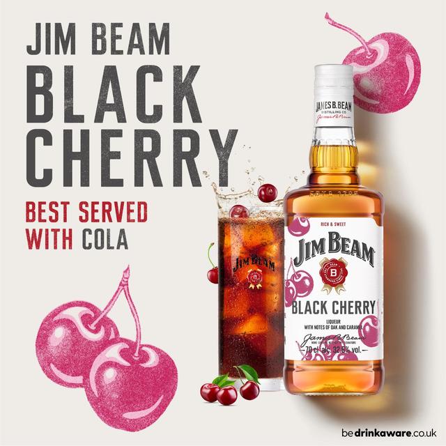 Jim Beam Black Cherry Kentucky Bourbon Whiskey   70cl GOODS M&S   