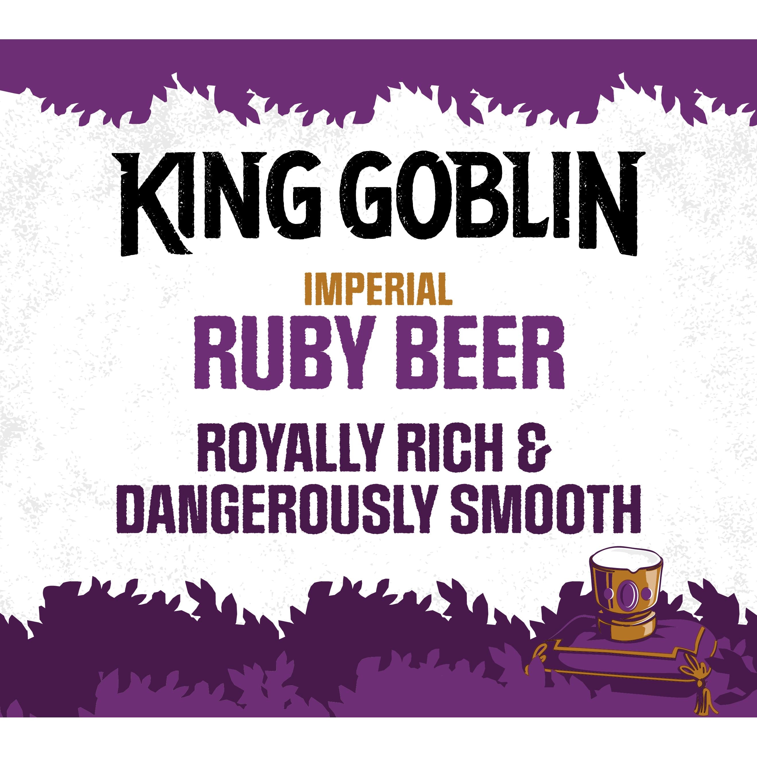 King Goblin Ruby Ale 500ml beer, UK version