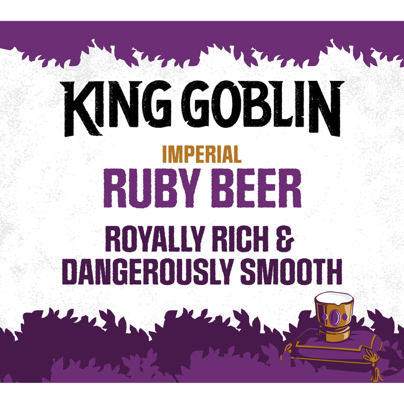 King Goblin Ruby Ale 500ml beer, UK version