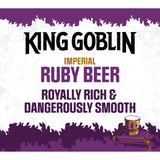 King Goblin Ruby Ale 500ml beer, UK version