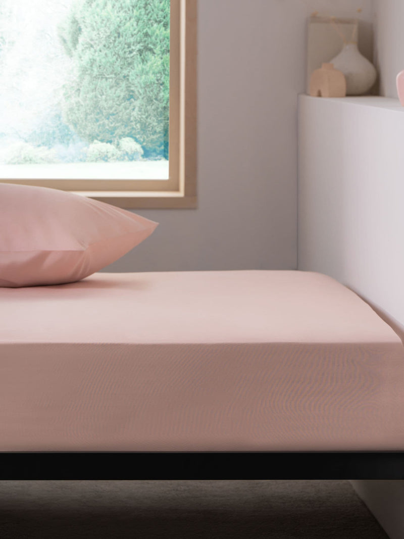 Grey Easy Care Polycotton Fitted Sheet