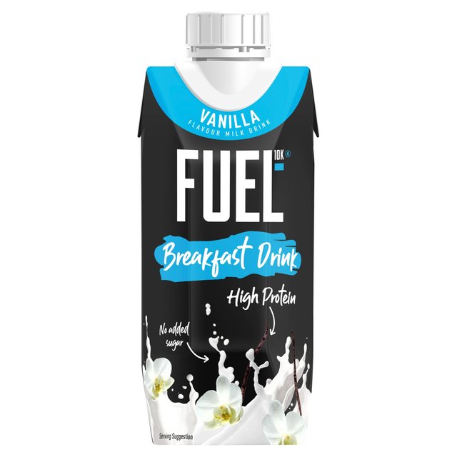 FUEL10K Vanilla Breakfast Drink   330ml GOODS M&S   