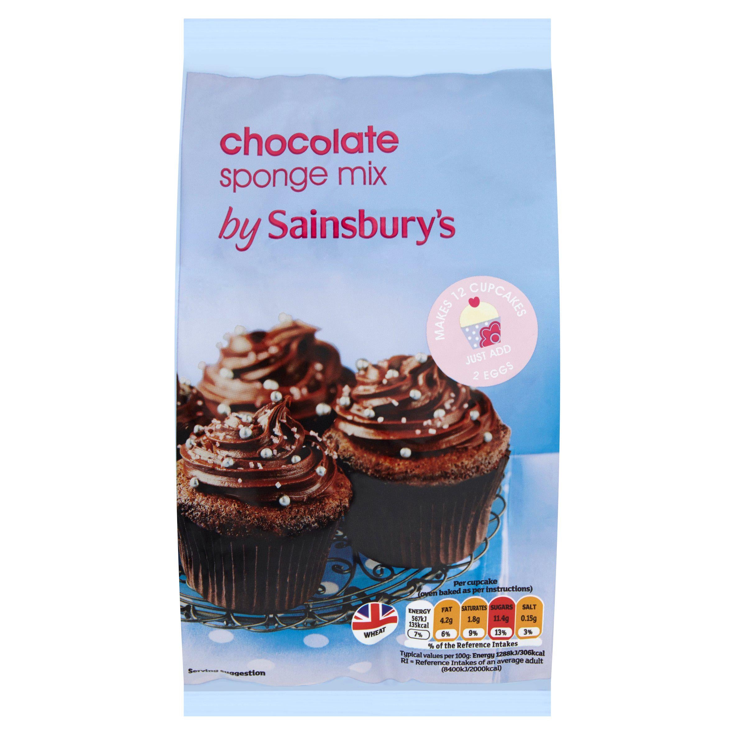 Sainsbury's Chocolate Sponge Mix 400g GOODS Sainsburys   