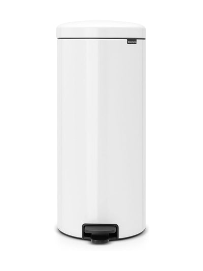 Next Brabantia White NewIcon 30L Pedal Bin- Buy online at McGrocer