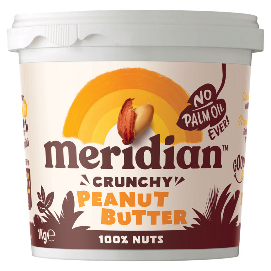 Meridian Crunchy Peanut Butter Palm Oil Free