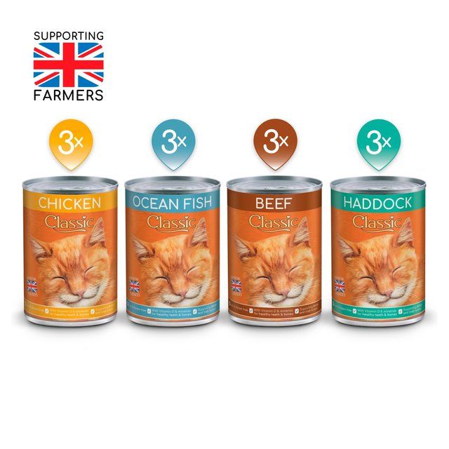 Butcher's Classic Cat Food Variety Pack   12 x 400g GOODS M&S   