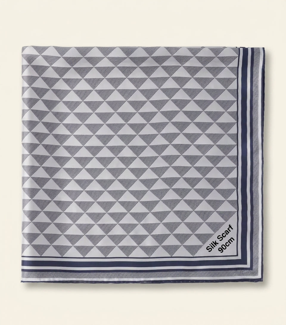 Prada silk triangle scarf 90cm (British brand)