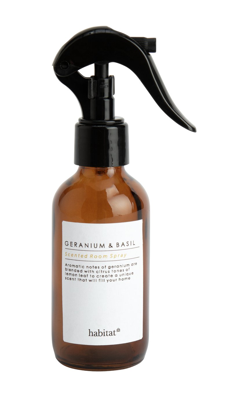 Habitat geranium & basil room spray 100ml, UK version
