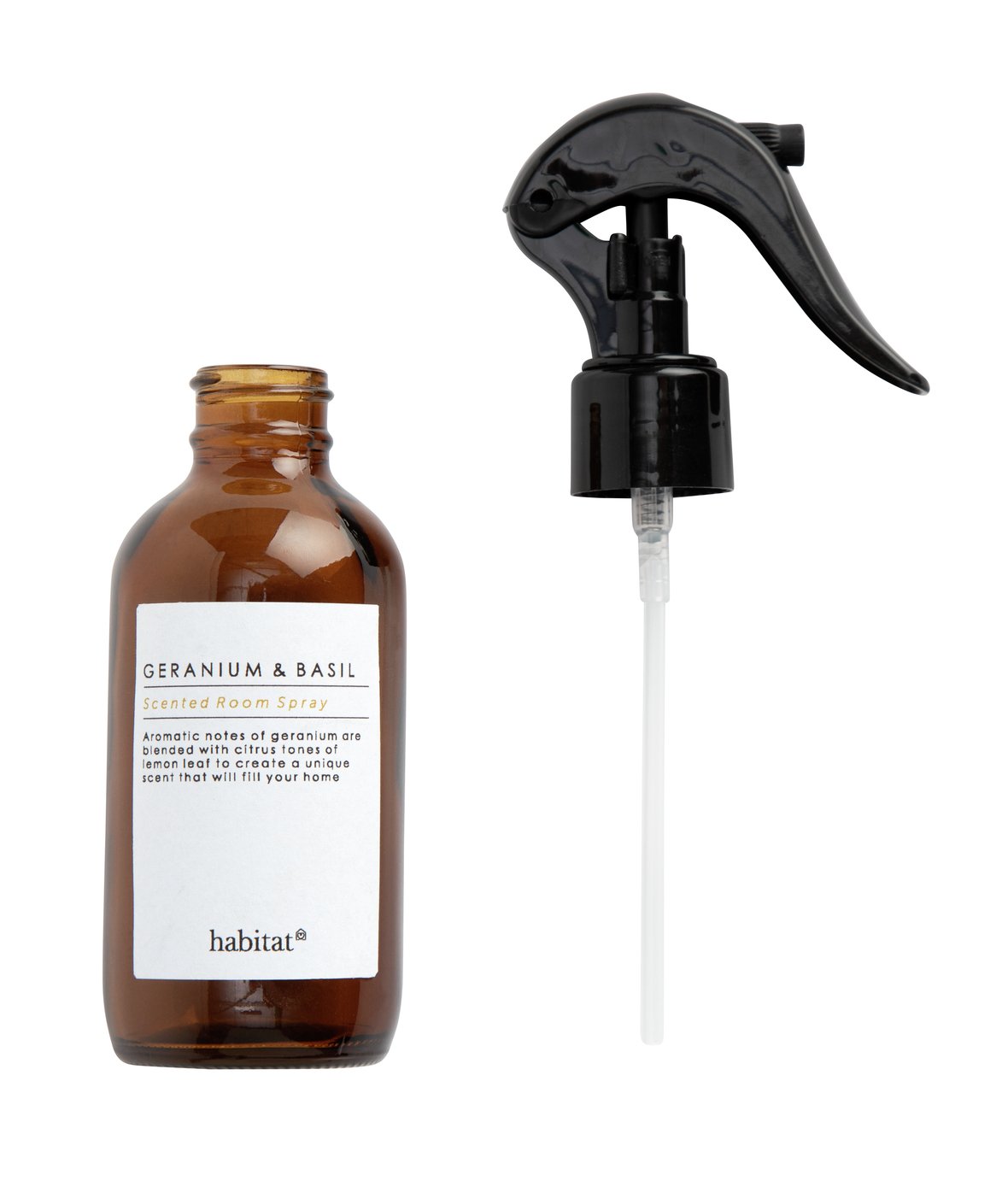 Habitat geranium & basil room spray 100ml, UK version