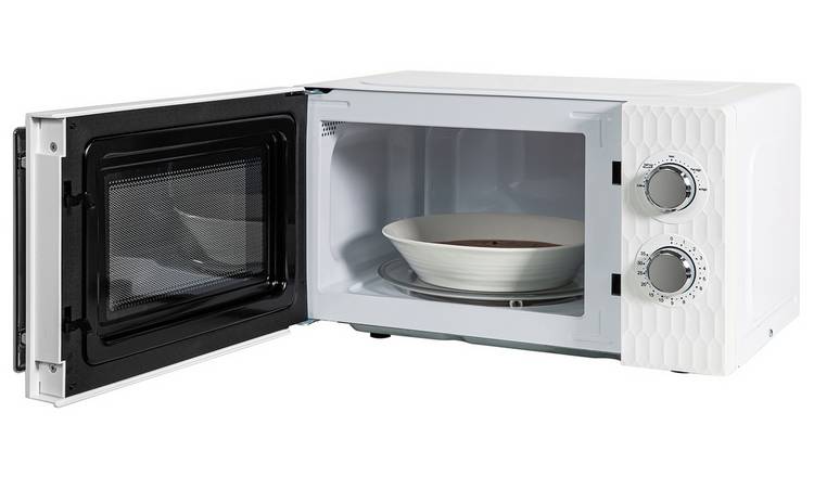 Russell Hobbs Honeycomb 700W Standard Microwave - White GOODS Argos