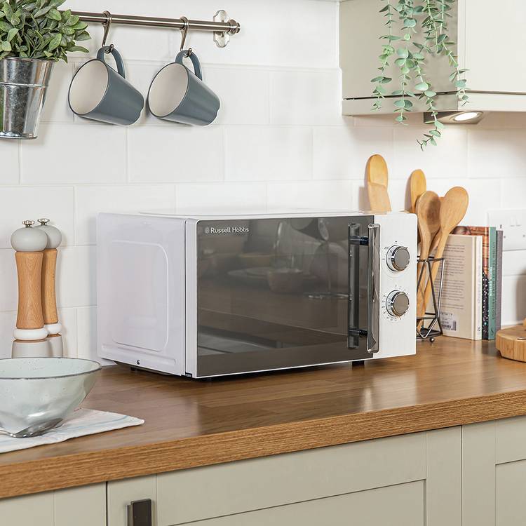 Russell Hobbs 700W standard microwave white (British brand)