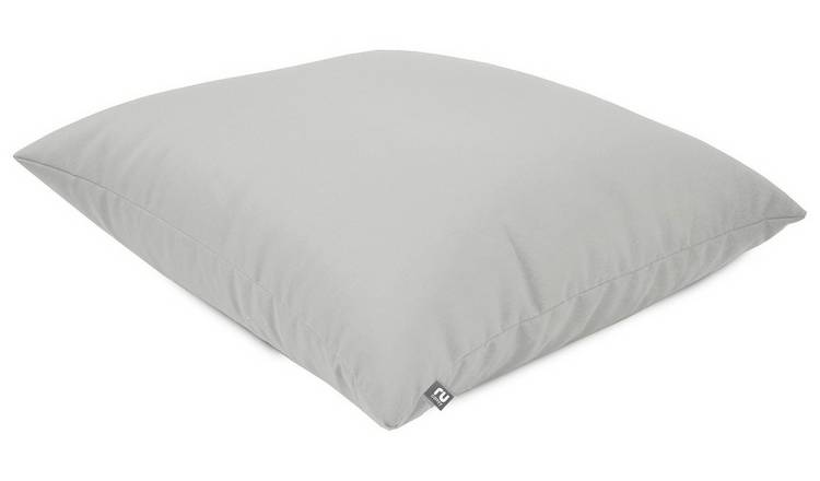 rucomfy large floor cushion light grey 70x70x15cm, imported from the UK