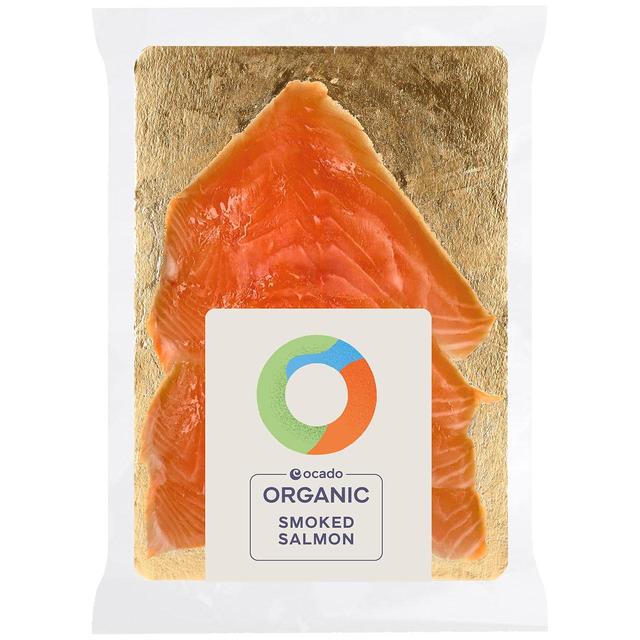 Ocado Organic Oak Smoked Salmon   100g GOODS M&S   