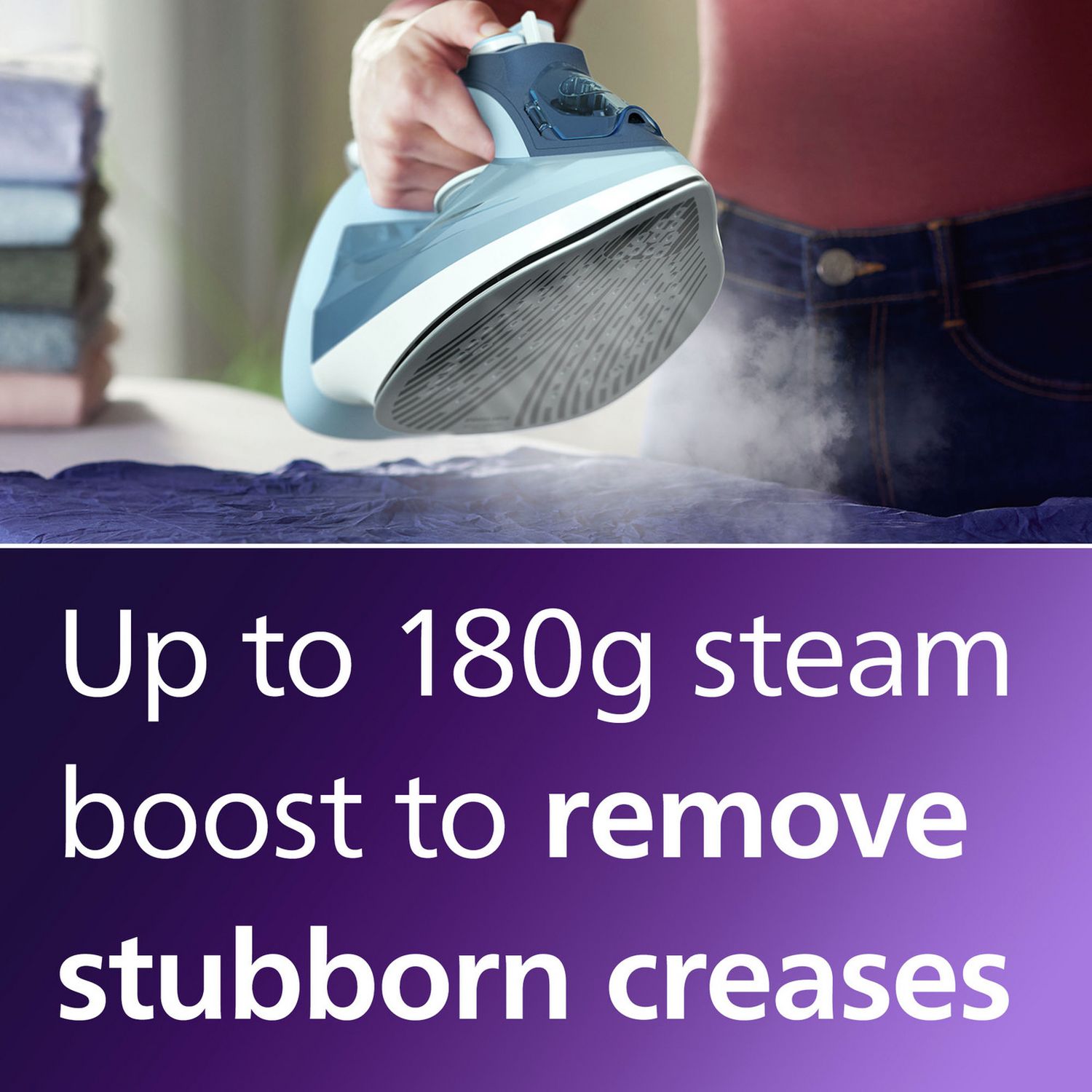 Philips Series 5000 SteamGlide Plus steam iron, imported from the UK