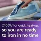 Philips Series 5000 SteamGlide Plus steam iron, imported from the UK
