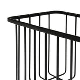 Argos Home black metal shower basket with hook - British product