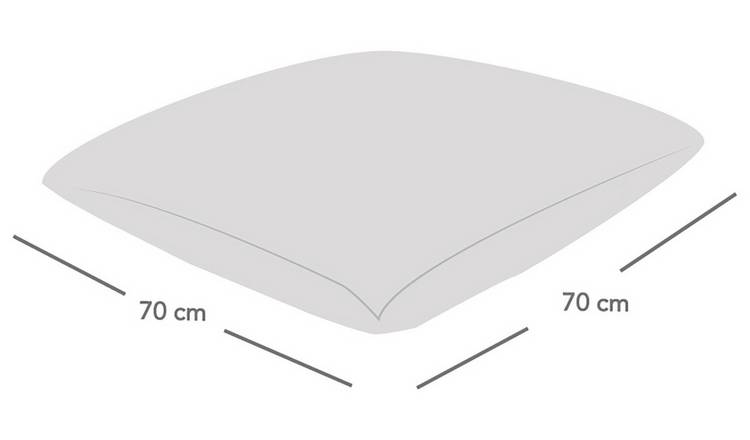rucomfy pink floor cushion 70x70x15cm, imported from the UK