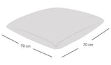 rucomfy pink floor cushion 70x70x15cm, imported from the UK