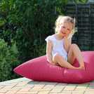 rucomfy pink floor cushion 70x70x15cm, imported from the UK