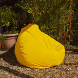 rucomfy Yellow Bean Bag 110x80x80cm, imported from the UK