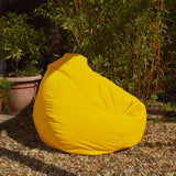 rucomfy Yellow Bean Bag 110x80x80cm, imported from the UK
