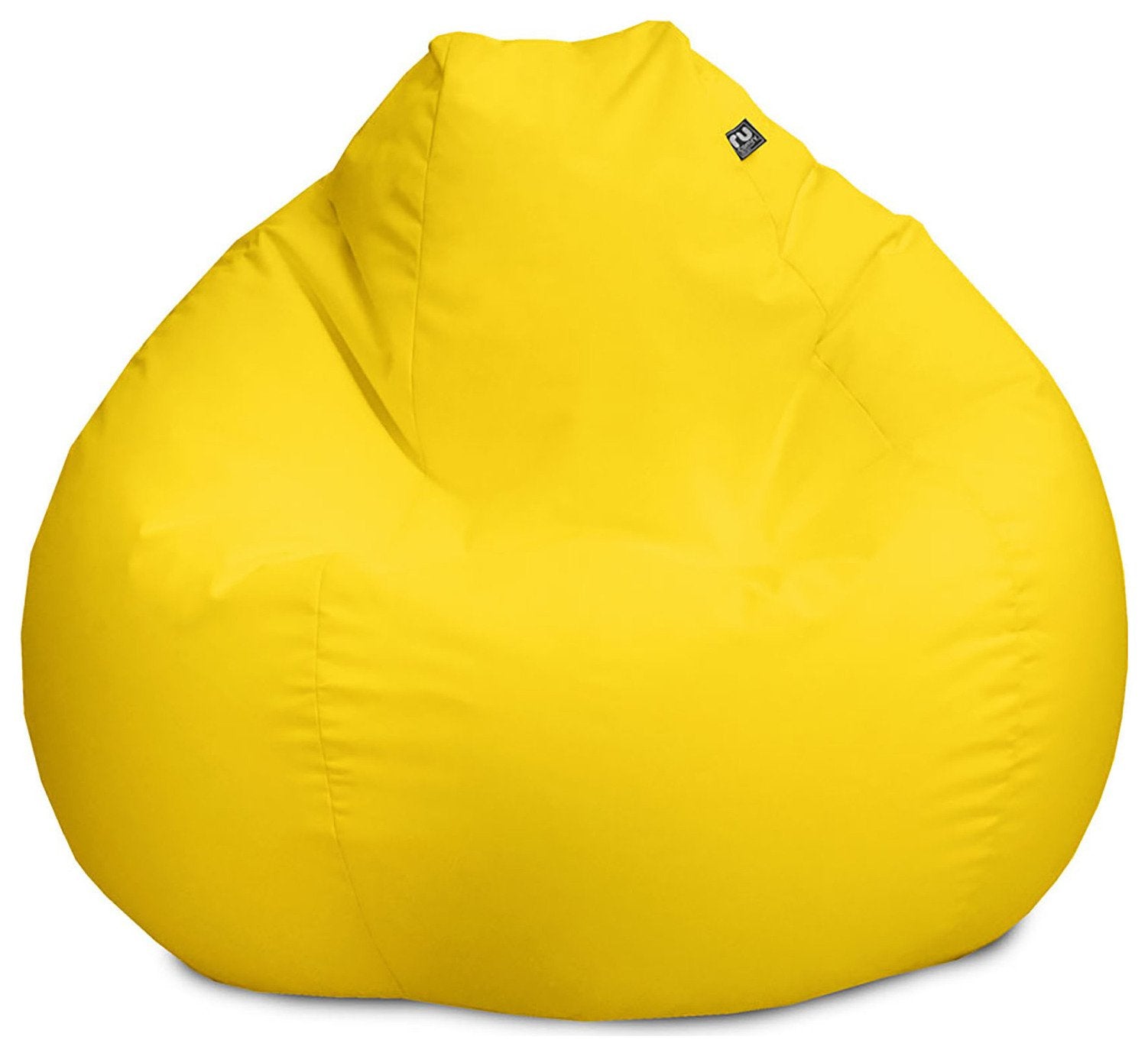 rucomfy Yellow Bean Bag 110x80x80cm, imported from the UK