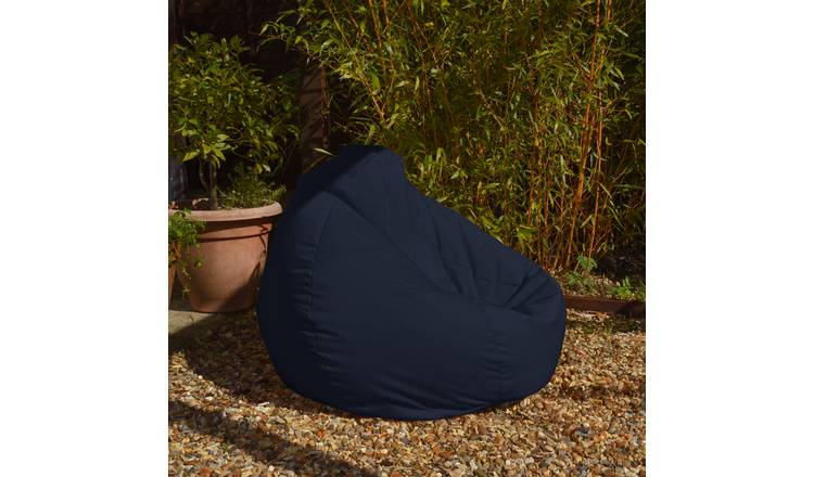 rucomfy Navy bean bag 110x80x80cm, imported from the UK