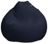 rucomfy Navy bean bag 110x80x80cm, imported from the UK