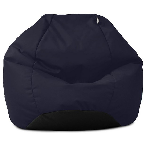rucomfy Kids Bean Bag Navy 85x65x65cm, imported from the UK