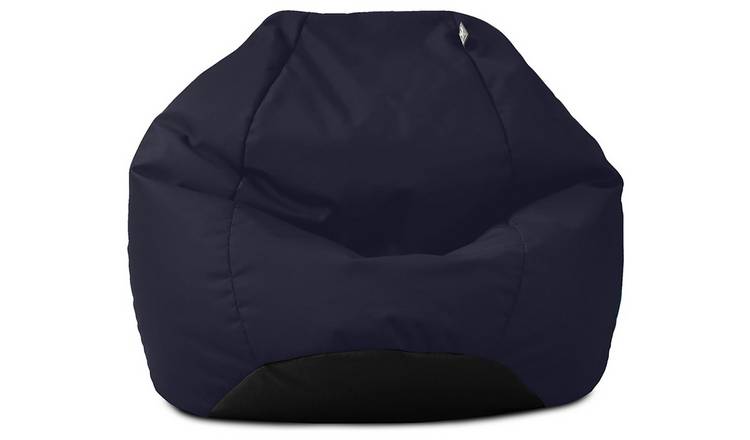 rucomfy Kids Bean Bag Navy 85x65x65cm, imported from the UK
