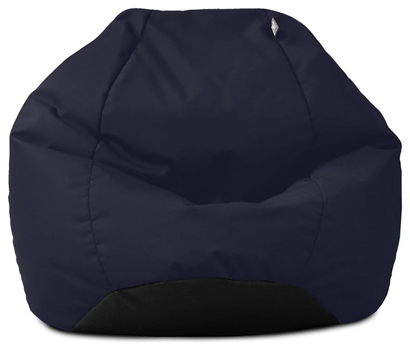 rucomfy Kids Bean Bag Navy 85x65x65cm, imported from the UK