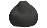 rucomfy Dark Grey Indoor Outdoor Bean Bag Chair 110x80x80cm, imported from the UK