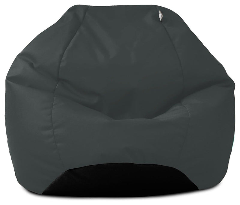rucomfy Kinder-Sitzsack für drinnen und draußen – Dunkelgrau