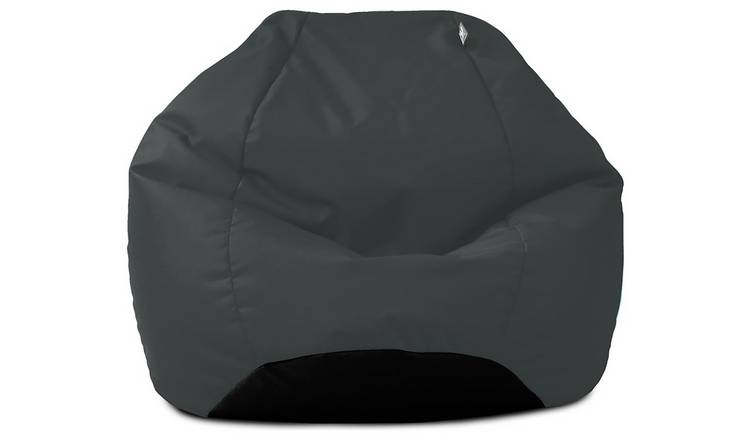 rucomfy Kinder-Sitzsack für drinnen und draußen – Dunkelgrau
