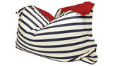 rucomfy Bean Bag Blue & White 30x170x130cm, imported from the UK