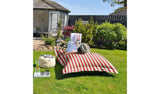 rucomfy red and white stripe bean bag 5kg, imported from the UK