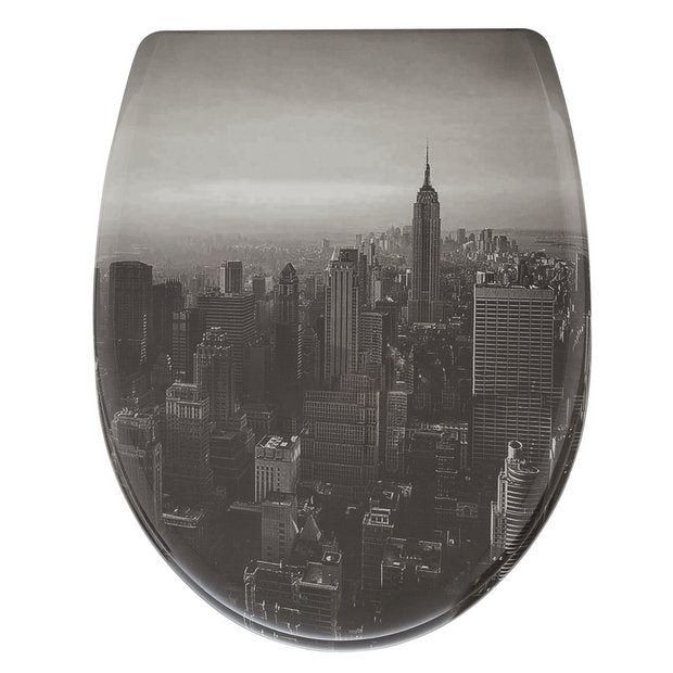 Argos Home photographic New York City toilet seat, imported from the UK