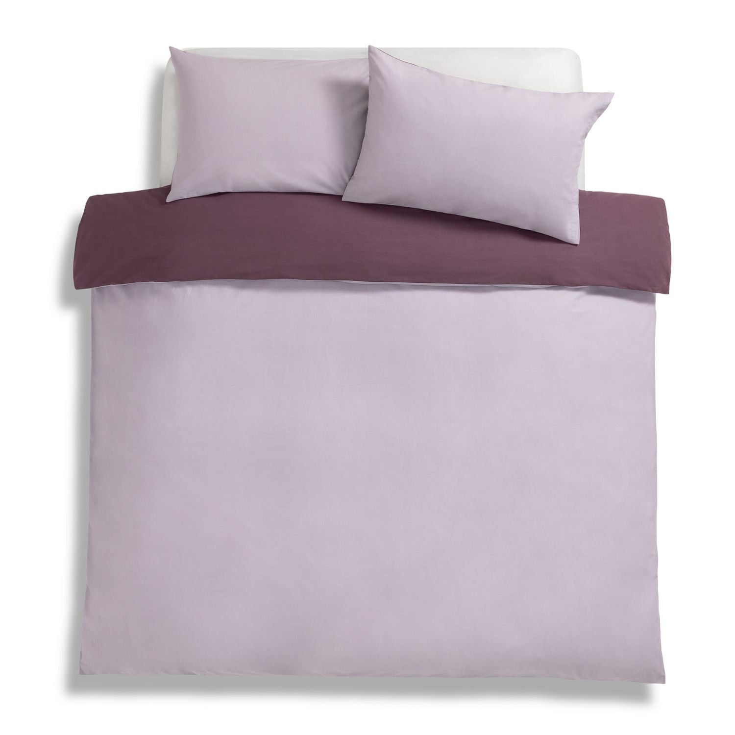 Habitat purple reversible bedding set king size, UK version